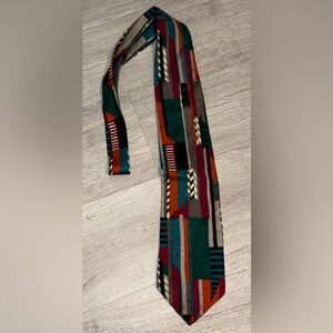 Vintage 90s Bugatti 100% Italian silk necktie